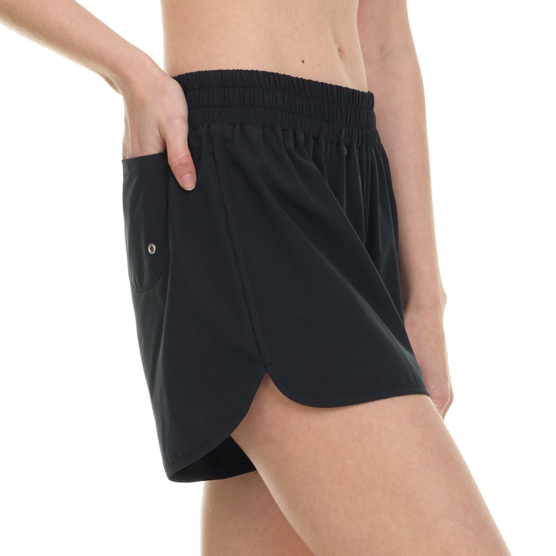 Hurley 5" Swim Board Shorts for Women, Swim Shorts Women, Swimming Bottoms with Pockets Black - Image 4