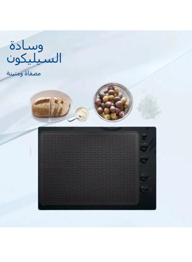 الفرن الكهربائي سيليكون موقد الغطاء العلوي ، موقد حصيرة حامي ، المتضخم سيليكون القرص تجفيف حصيرة - Image 1