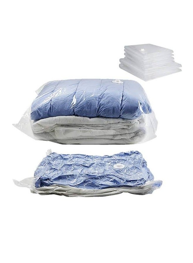 Bags for storing clothes and blankets, large size 110 x 80 cm, air suction to save space by 75%, one piece - Image 2