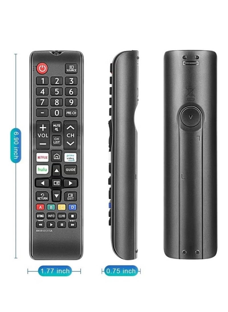 TIGER - Samsung TV Remote Control | Universal Replacement for All Samsung Smart LCD, LED, SUHD, UHD, HDTV & 3D TVs | Compatible with BN59-01199F, BN59-01315A, BN59-01315B, BN59-01315J, BN59-01315D, BN59-01315N | Easy-to-Use & Ergonomic Design - Image 1