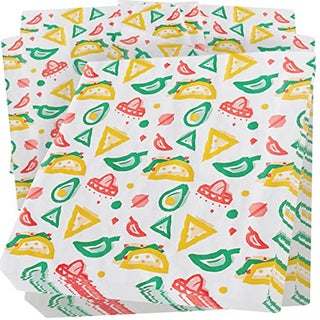 Fun Fiesta Style 12in Deli Paper 50 Ct Greaseproof MicrowaveSafe Mexican Themed Tissue Great for Burrito Wrappers or Nacho Basket Liners Southwest Party Supplies for Cinco de Mayo Celebration - pzsku/ZC959C0D99D4206001D0AZ/45/1750417152/c6b05a2d-3927-4f01-8ef6-c57fbbde24da