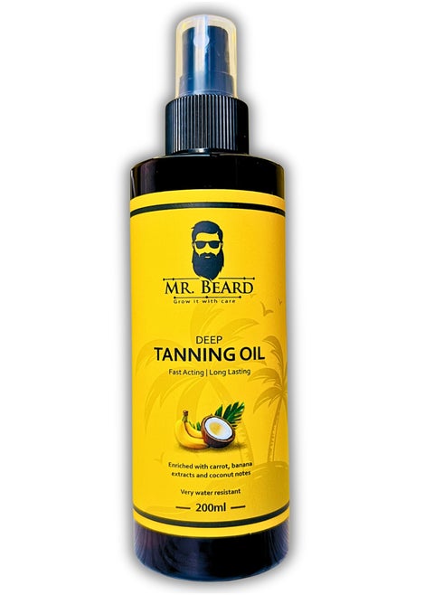 Mr.Beard Natural Deep Tanning Oil - 200ml