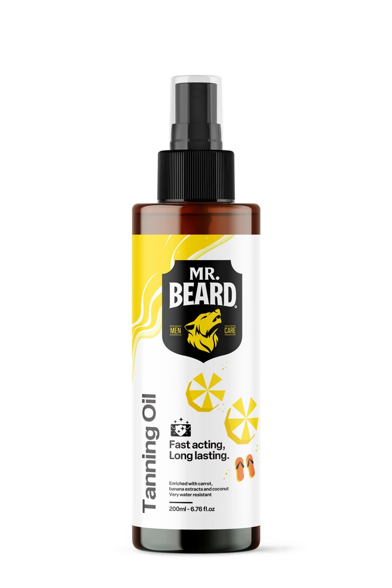 Mr.Beard Mr.Beard Natural Deep Tanning Oil - 200ml 