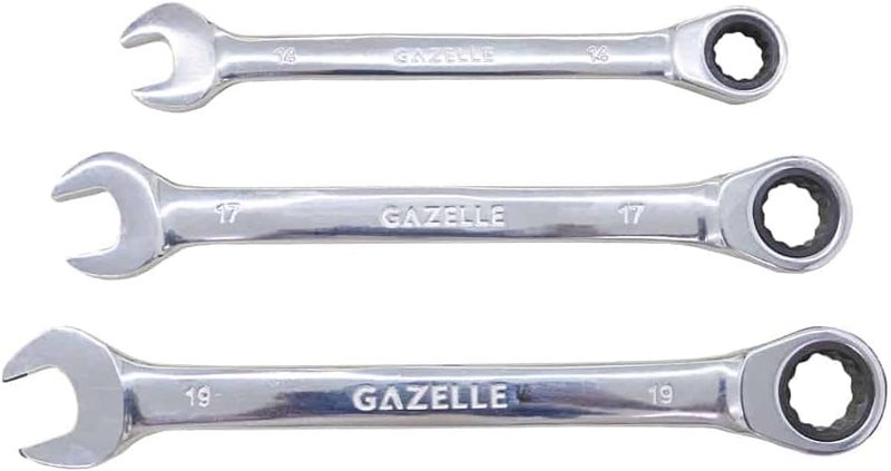 Gazelle 7-Piece Ratchet Spanner Set - Image 3