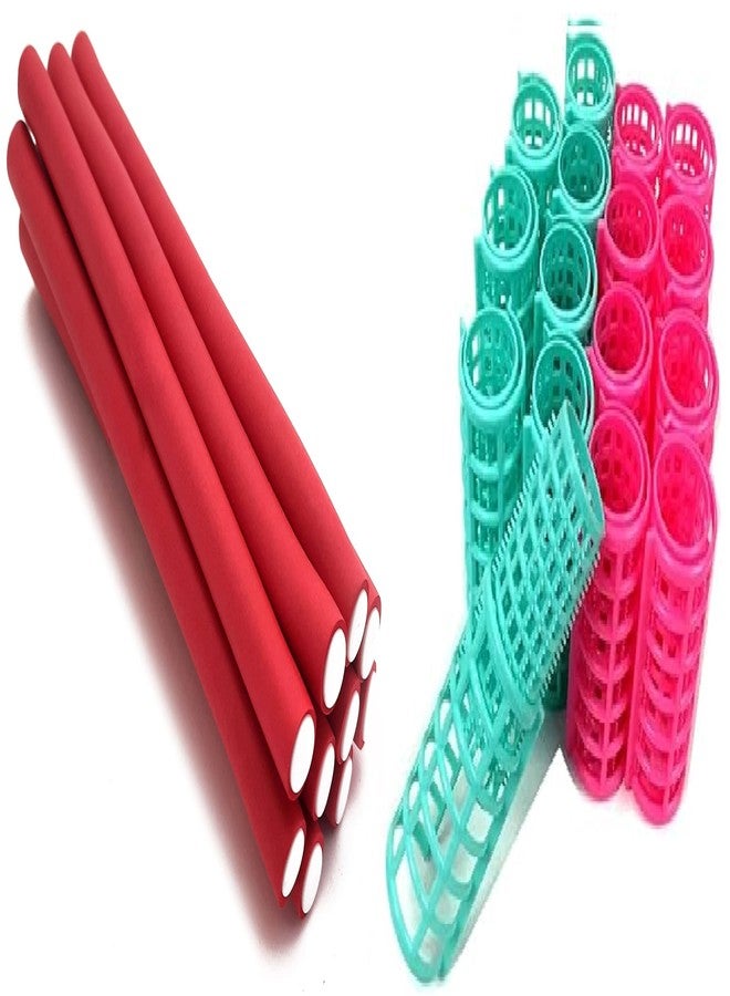 GLAMEZONE Good quality hair roller for girls and women Hair Curler With Roller Hair Curler (Multicolor) - Image 2
