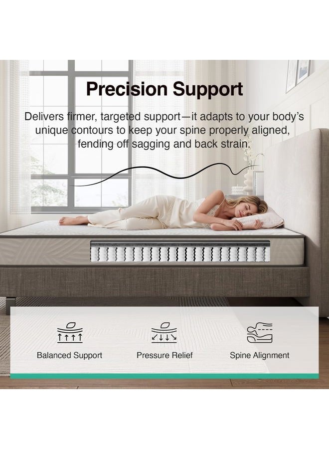 Novilla Queen Mattress 14 Inch, Hybrid Queen Size Mattress in a Box, Gel Memory Foam & Individual Pocket Springs, Medium Firm, Motion Isolation, Cool Sleep & Pressure Relief, CertiPUR-US - Image 2