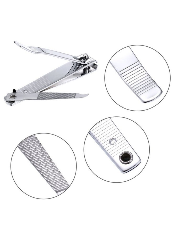 Bememo 12 Pieces Stainless Nail Clippers Set Fingernail Clippers And Toenail Clippers Nail Cutter Tool Set For Men And Women (12 Pieces, Fingernail And Toenail Clipper Set)  - Image 3