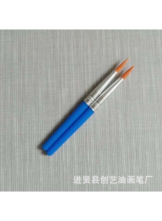 Chuangyi Acrylic Paint Pen Plastic Rod Digital Oil Painting Brush Flat Head Brush Gouline Brush Vinyl Doll Plaster Nylon Pen - Image 1
