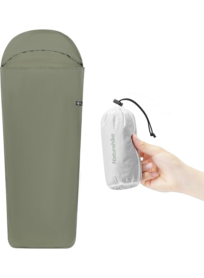 Naturehike Sleeping Bag Ultralight Sleeping Bag Liner Only 128 G Travel Blanket With Small Pack Size Inner Sleeping Bag For Backpacking Hostels Huts Camping - Image 1