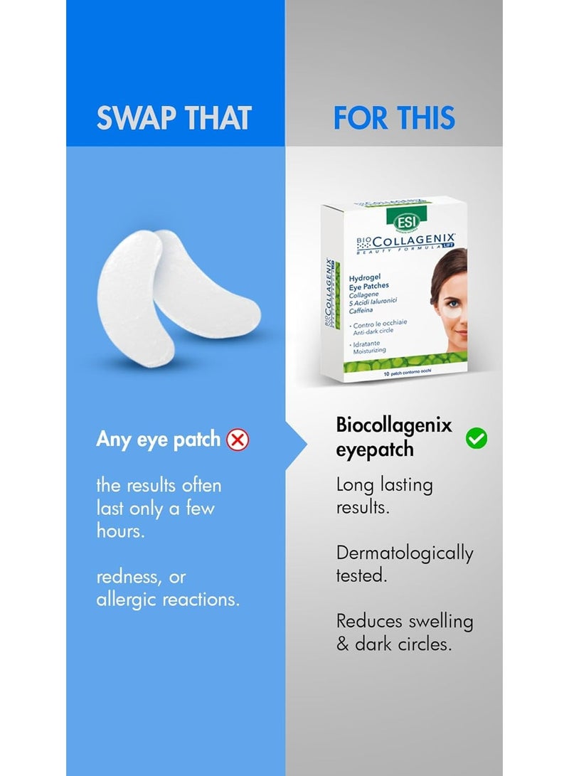 اي اس آي لاصقات العين الهيدروجيلية - الكولاجين البحري وحمض الهيالورونيك والكافيين لتقليل الهالات السوداء وتخفيف الانتفاخات وترطيب إضافي بنسبة 30% وتركيبة مهدئة وتقليل التجاعيد تحت العين - Image 5
