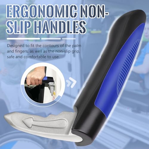 Milifox Car Support Handle Assist - Portable Multifunction Auto Vehicle Support Handle Insert Door Latch for Getting in and Out of Car (Blue) - Image 4