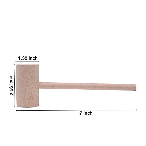 MGTECH 4PCS Wooden Crab or Lobster Mallets - Image 2