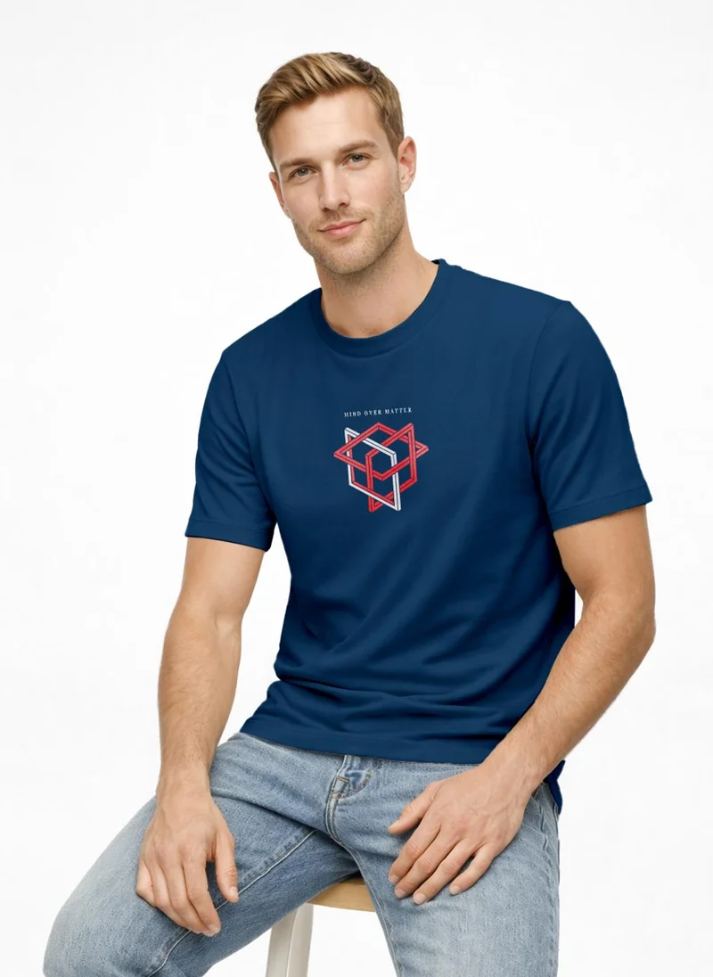 نوبيرو NOBERO Men's Premium Printed Regualr T-Shirt