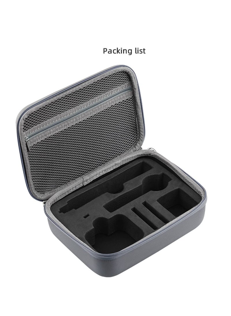 Anti-Collision Portable Handbag Carrying Case Compatible with Insta360 One X3/X2 Camera/Large Hard Shell Bag w/EVA Liner for Insta360 Handle/Selfie Stick Charger Data Cable - Image 3