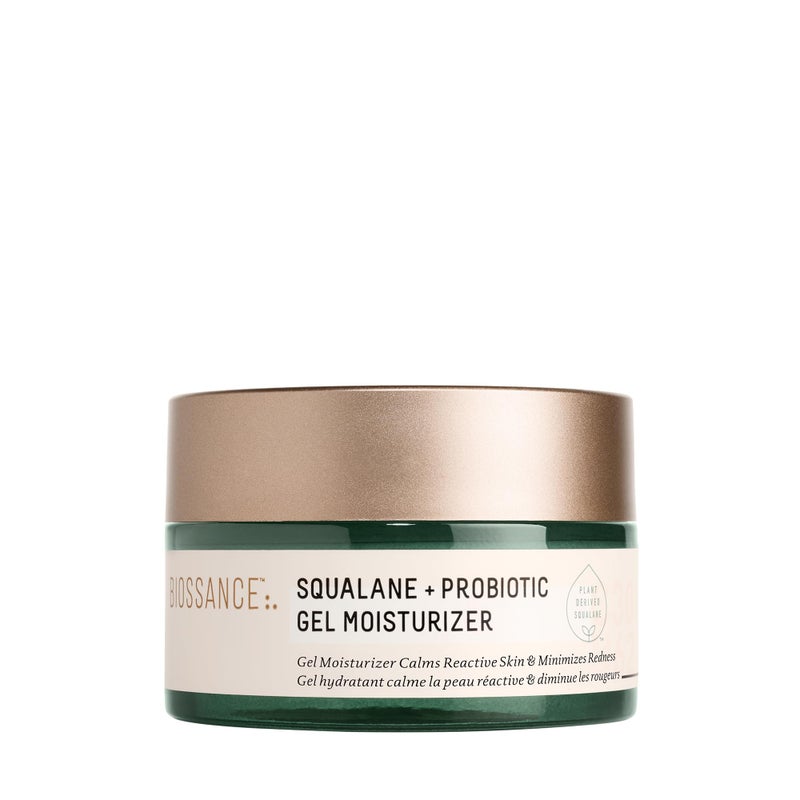 BIOSSANCE Biossance Squalane + Probiotic Balancing Face Gel Moisturizer - Advanced Formula for Oily & Acne-Prone Skin, Encapsulated Probiotics, Reduces Redness & Excess Oil, Soothes Sensitive Skin - 1.69 oz 