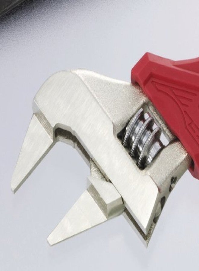 ENGINEER Smart' Adjustable Spanner (Stubby Type) with Thin, Super Slim 2mm Jaws. twm-08, Red, 110mm - Image 2