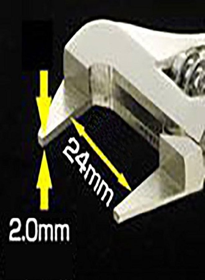 ENGINEER Smart' Adjustable Spanner (Stubby Type) with Thin, Super Slim 2mm Jaws. twm-08, Red, 110mm - Image 4