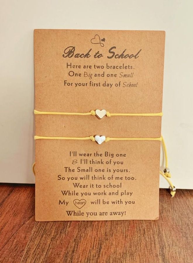 Two Pieces Fashion Heart Bracelet 