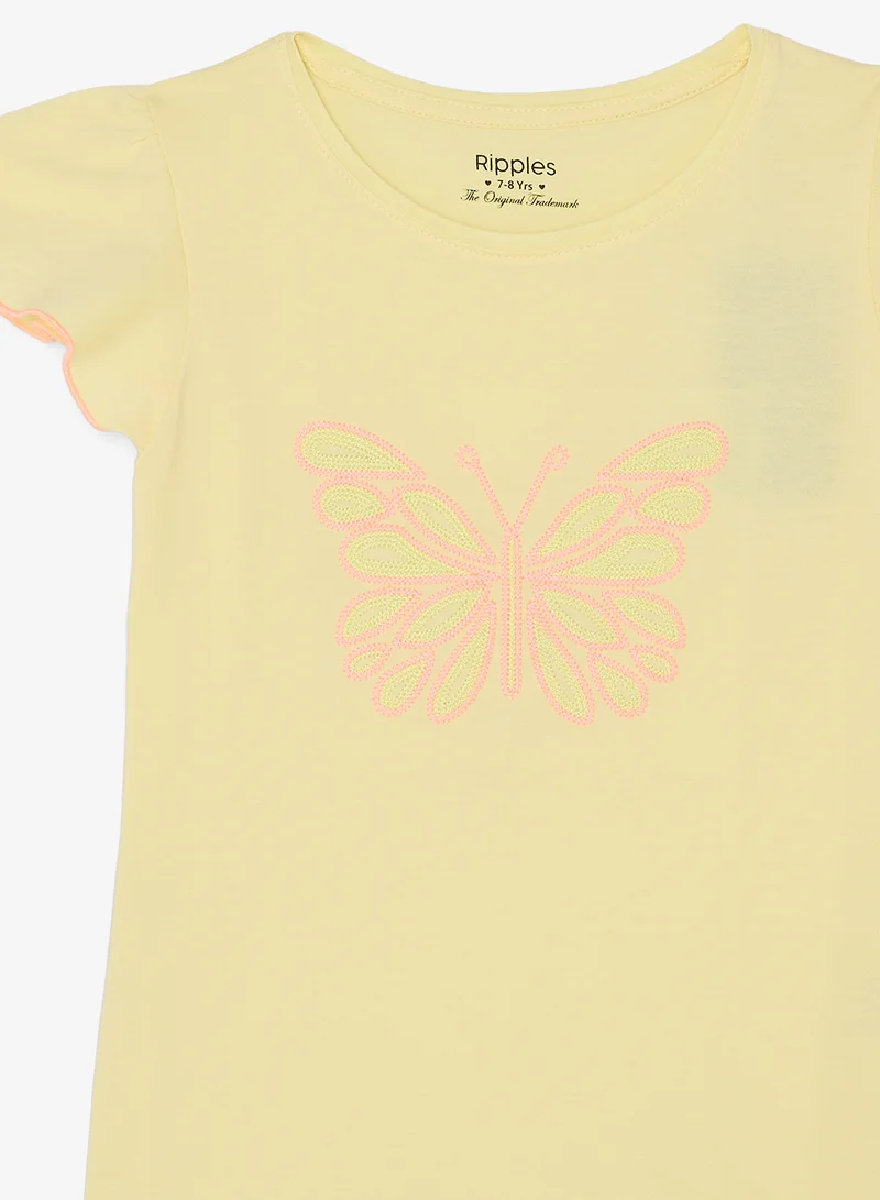 ريبلز مع نمشي Girls Regular Fit Tee