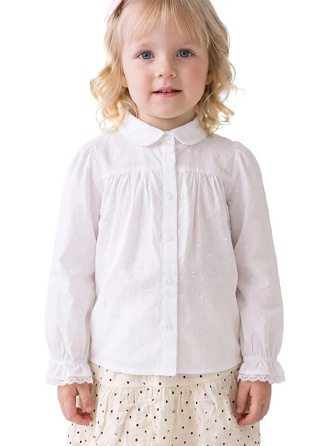 كوتون Peter Pan Neck Shirt