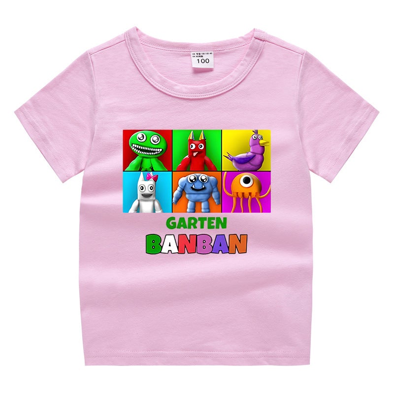 2023 New Children'S Clothing Children'S Summer Short-Sleeved T-Shirt Boys And Girls Cotton Base Shirt Baby'S Half-Sleeved T-Shirt Children'S Top - Image 4