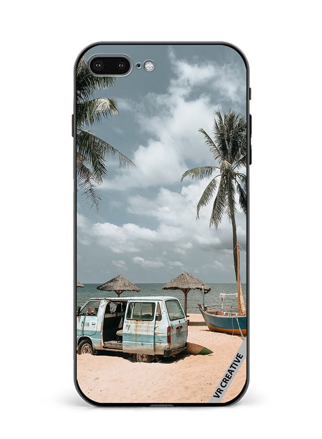 VR CREATIVE Protective Case Cover For Apple iPhone 7 Plus/8 Plus Moody Summer Day Design Multicolour - Image 1