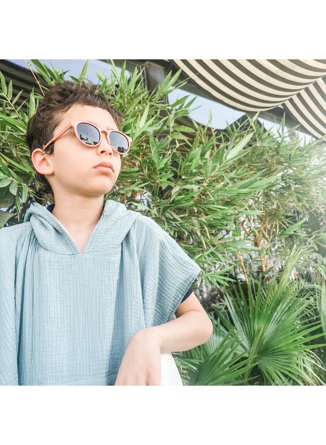 Little Sol منشفة شاطئ قطنية عضوية مع غطاء رأس - للأطفال (6-10 سنوات) - Image 5