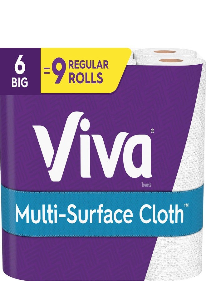 Viva Multi-Surface Cloth Paper Towels, Choose-A-Sheet - 6 Big Rolls = 9 Regular Rolls (83 Sheets Per Roll) - Image 1