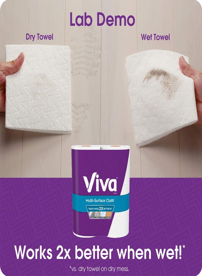 Viva Multi-Surface Cloth Paper Towels, Choose-A-Sheet - 6 Big Rolls = 9 Regular Rolls (83 Sheets Per Roll) - Image 4