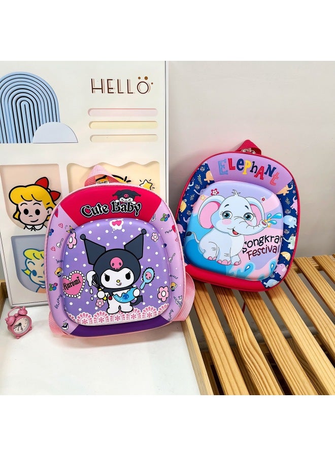 3D Hard Shell Bag 2-6 Years Old Kindergarten Schoolbag Korean Style Boys' And Girls' Lightweight Cute Cartoon Backpack-Color:Style 16 - Image 5