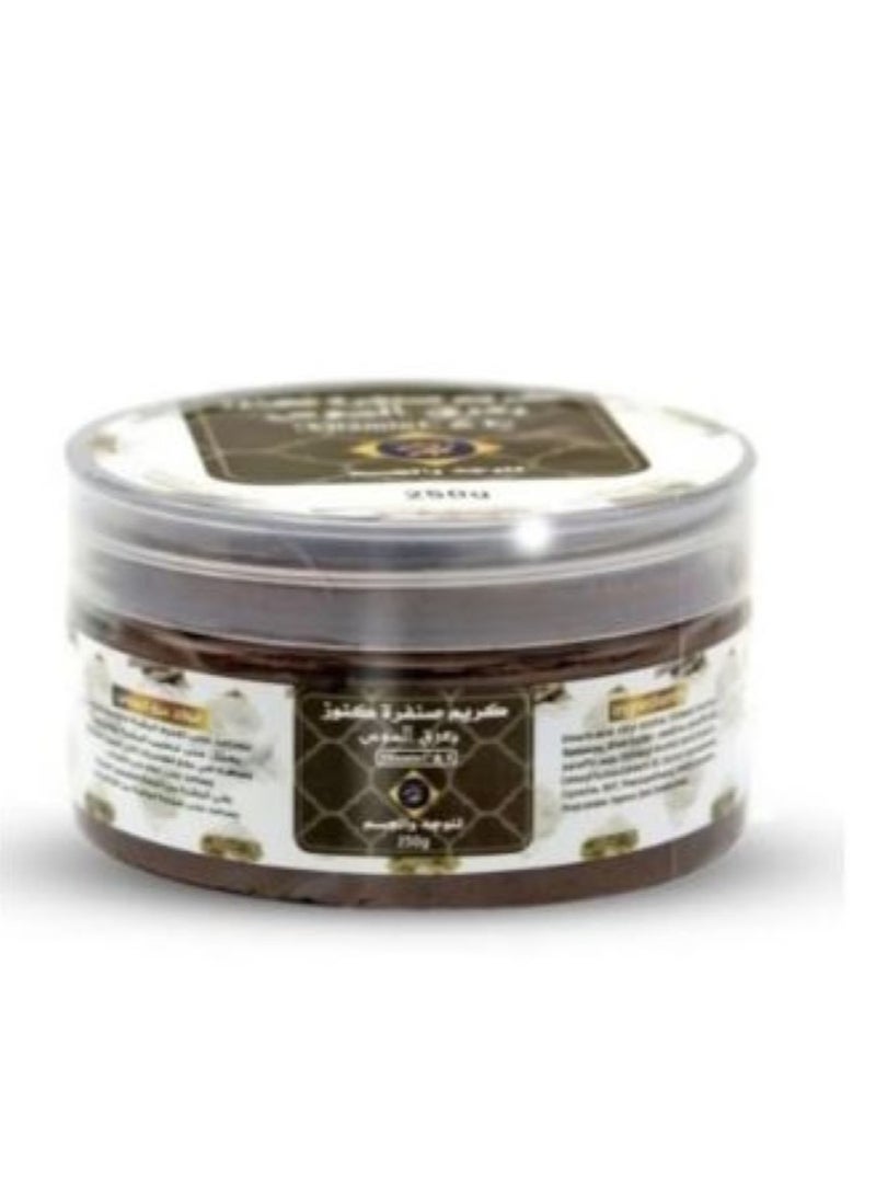 كنوز اتش كريم صنفرة بعرق السوس للوجه والجسم 250 جم - Image 1