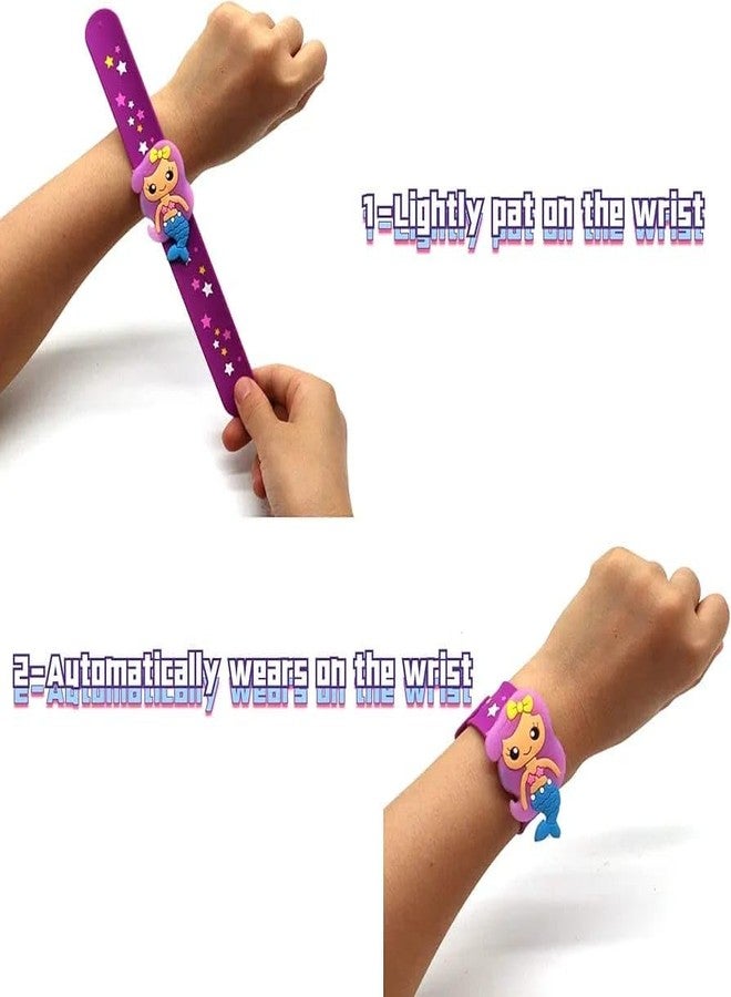 Tera13 TERA 13 Slap Band For Girls, Wrist Band For Kids Mermaid Diffenet Color Slap Band Hand Bracelet For Girls Best Birthday Return Gifts (1 pcs) - Image 4