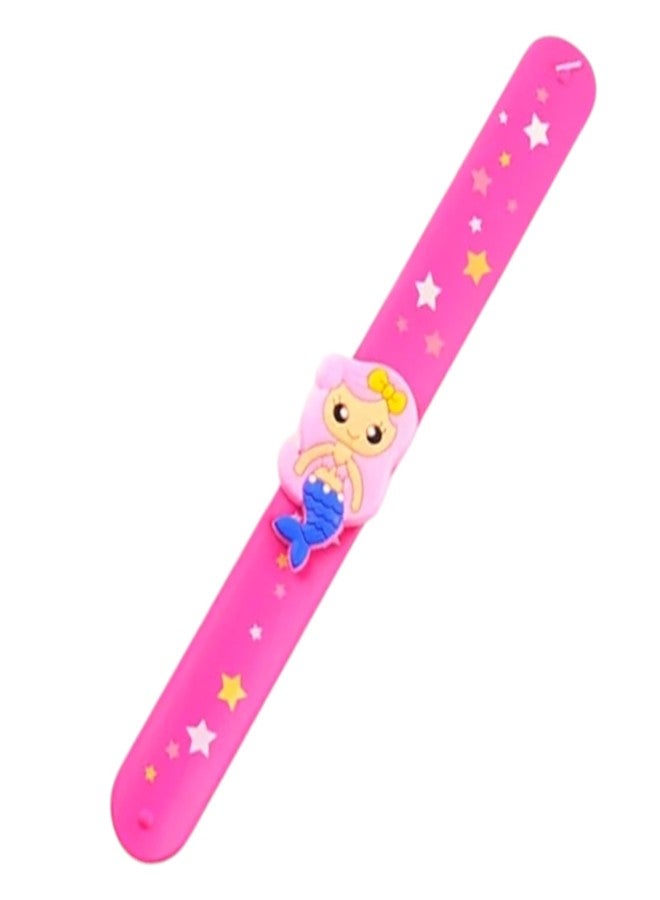 Tera13 TERA 13 Slap Band For Girls, Wrist Band For Kids Mermaid Diffenet Color Slap Band Hand Bracelet For Girls Best Birthday Return Gifts (1 pcs) - Image 1