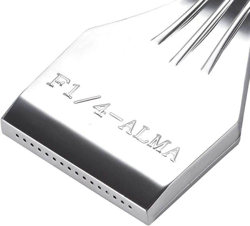 uxcell Flat Nozzle G1/4 Male Thread Aluminum Alloy Air Blow Off Flat Jet Nozzle 2Pcs - Image 3