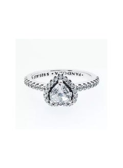 PANDORA "Timeless Grace: The Pandora White Heart Ring - A Stunning Symbol of Pure Elegance and Love, Expertly Crafted to Enhance Your Style, Perfect for Any Occasion, Celebrating Cherished Moments and Lifelong Connections."  - Image 3