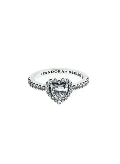 PANDORA "Timeless Grace: The Pandora White Heart Ring - A Stunning Symbol of Pure Elegance and Love, Expertly Crafted to Enhance Your Style, Perfect for Any Occasion, Celebrating Cherished Moments and Lifelong Connections."  - Image 2