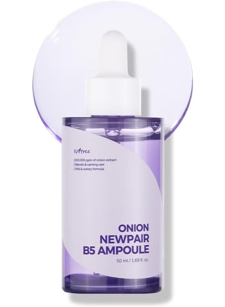ISNTREE Onion Newpair B5 Ampoule 50ml, 1.69 fl.oz | Blemish and calming care | Mild and watery Formula - Image 1