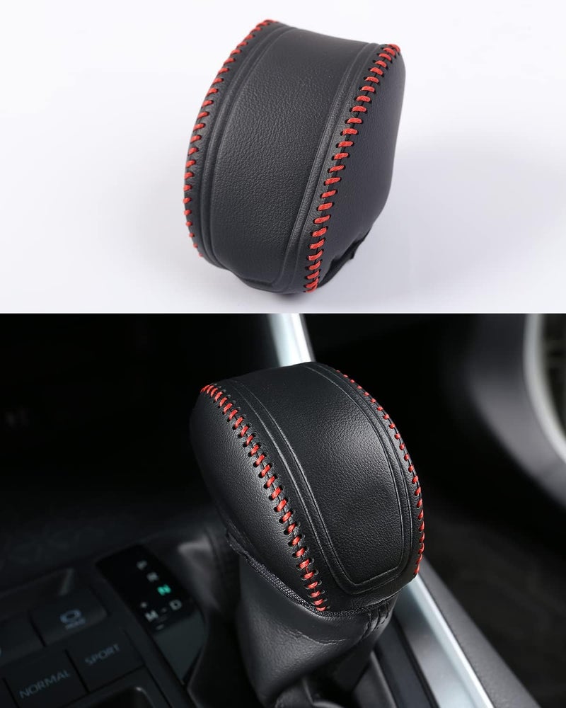 YAKANEY Genuine Leather Gear Shift Knob Cover for RAV4 and Highlander - Image 2