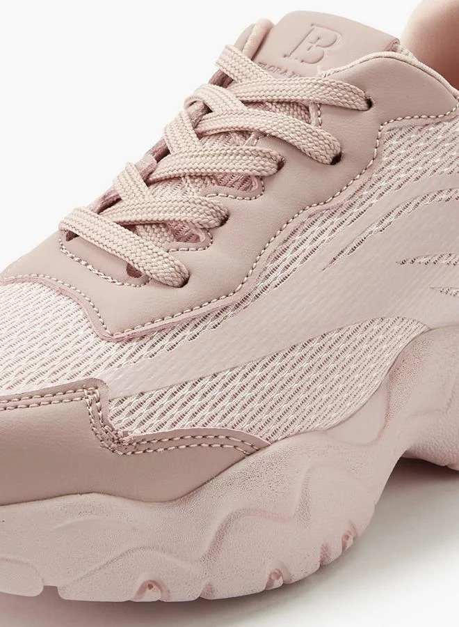 Flora Bella By Shoexpress BLUSH Flora Bella Women Lace-Up Ankle Sneakers for Women | Best Price UAE