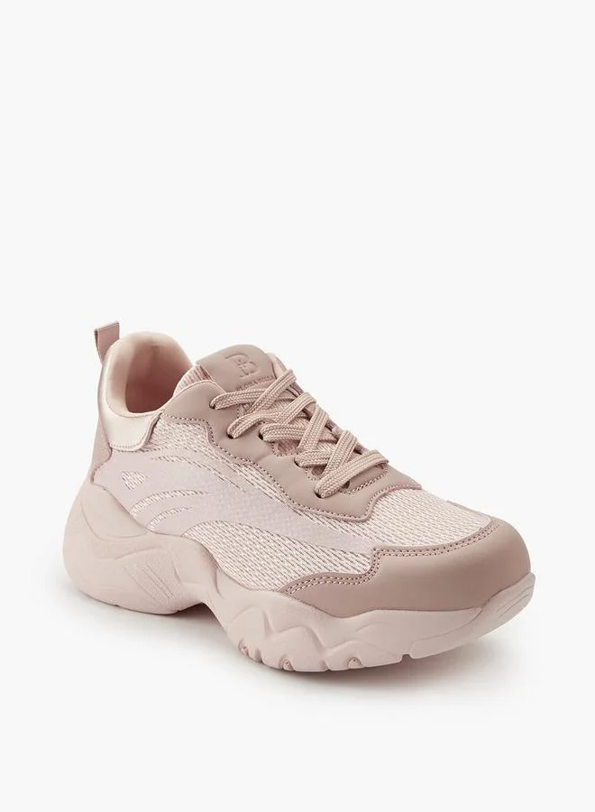 Flora Bella By Shoexpress BLUSH Flora Bella Women Lace-Up Ankle Sneakers for Women | Best Price UAE