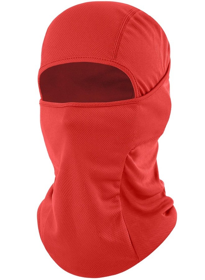 ROXUN Ski Mask Balaclava Shiesty, Motorcycle Football Windproof UV Protector Cooling for Men/Women Red - Image 1