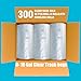 BEIDOU-PAC BEIDOUPAC Trash Bags 810 Gallon 300 Count Bulk Clear Plastic Recycling Bags Multipurpose Garbage Bags Can Liners for Business Home Kitchen Commercial and Industrial - Image 4
