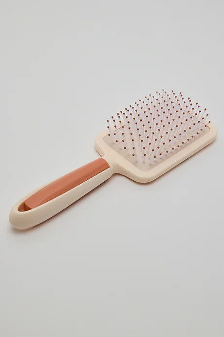 R&b Minnie Mouse Print Paddle Hair Brush