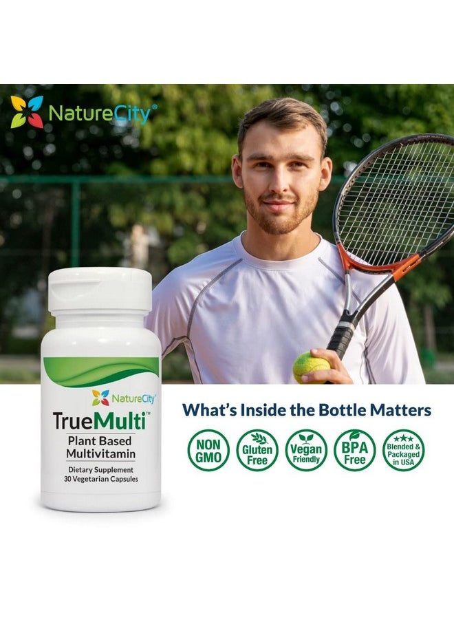 NatureCity - Truemulti Plant Based Multivitamin 30 Veggie Capsules - Image 1