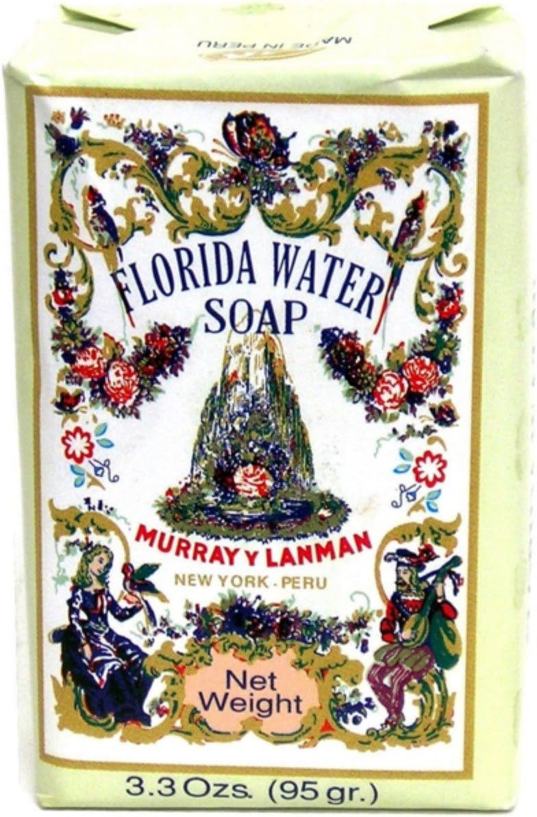 Murray & Lanman Florida Water Bar Soap 3.3 oz - Pack of 2