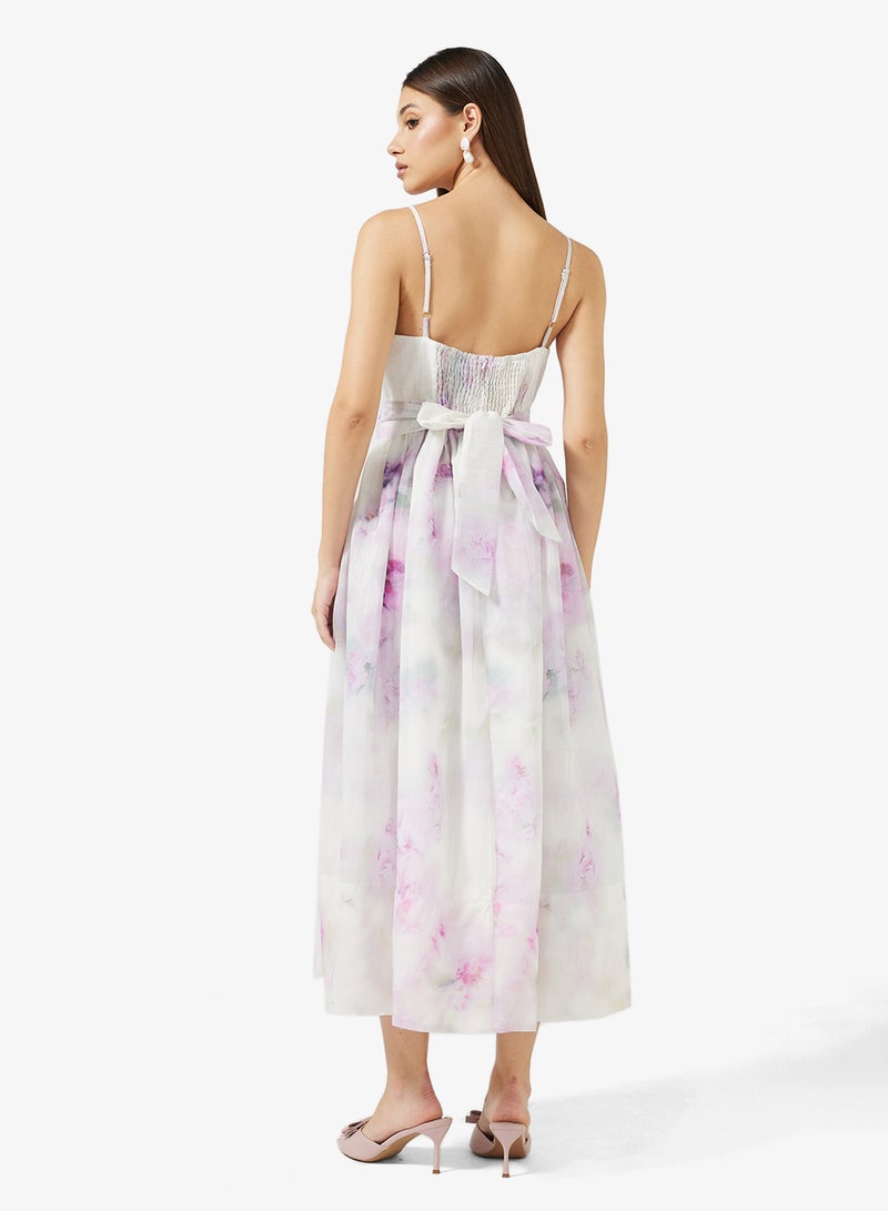 ELLA Strappy Printed Dress - Image 2