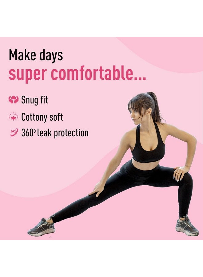 Sirona Disposable Period Panties For Women | S - M | 360° Sanitary Protection For Regular Flow | No Leakage, No Rashes, No Discomfort | Maternity Panties With High Absorbency | Pack Of 10 - Image 3