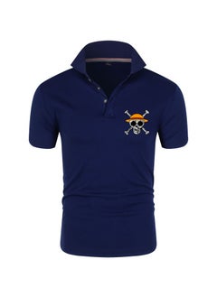 KUYING New One Piece Printed Casual Polo Shirt  - Image 1