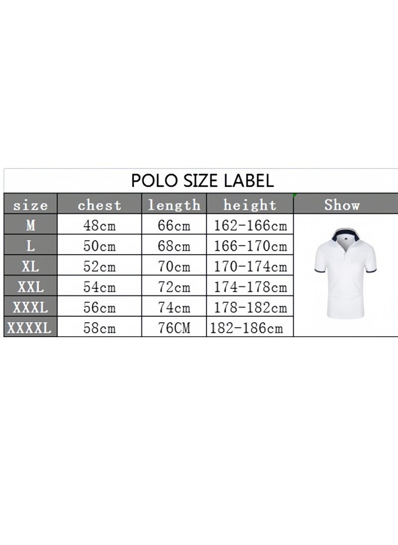 KUYING New One Piece Printed Casual Polo Shirt  - Image 2