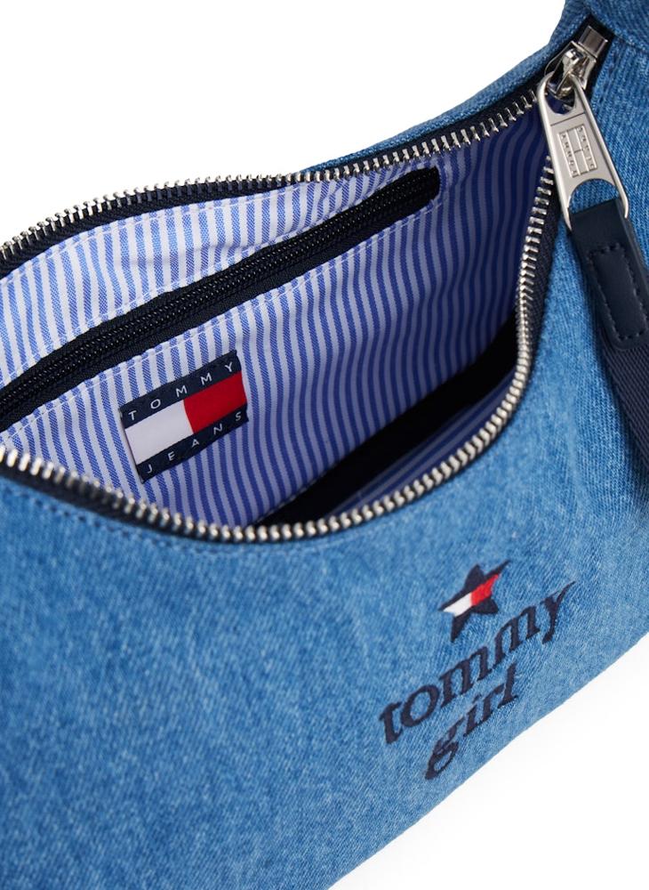 TOMMY JEANS Tommy Girl Logo Shoulder Bag - Image 5